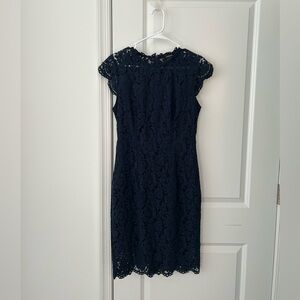 Navy Lace Dress